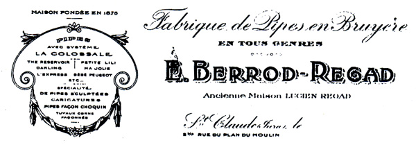 Berrod-Regad's letterhead