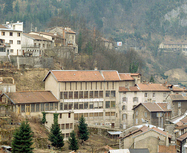 Vue d'ensemble de l'usine Chapuis-Comoy à Saint Claude