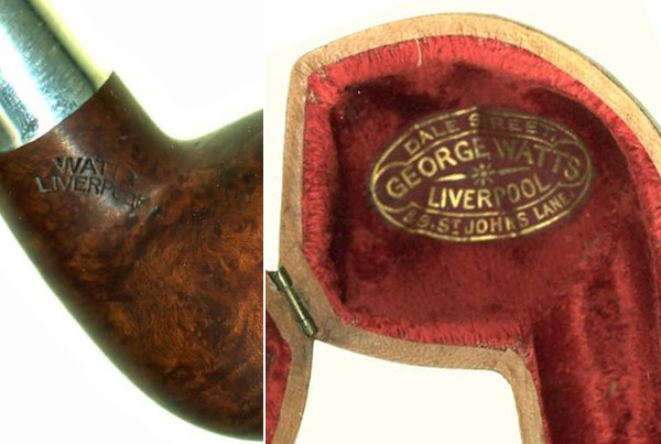 Label of the retail store: George Watts Liverpool