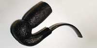 Dunhill: pipe avec une tête à deux compartiments 1984