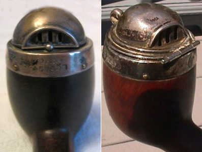 Deux pipes Barling à couvercle Deux pipes Barling à couvercle