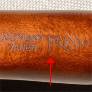 Estampilles de la pipe Friddo